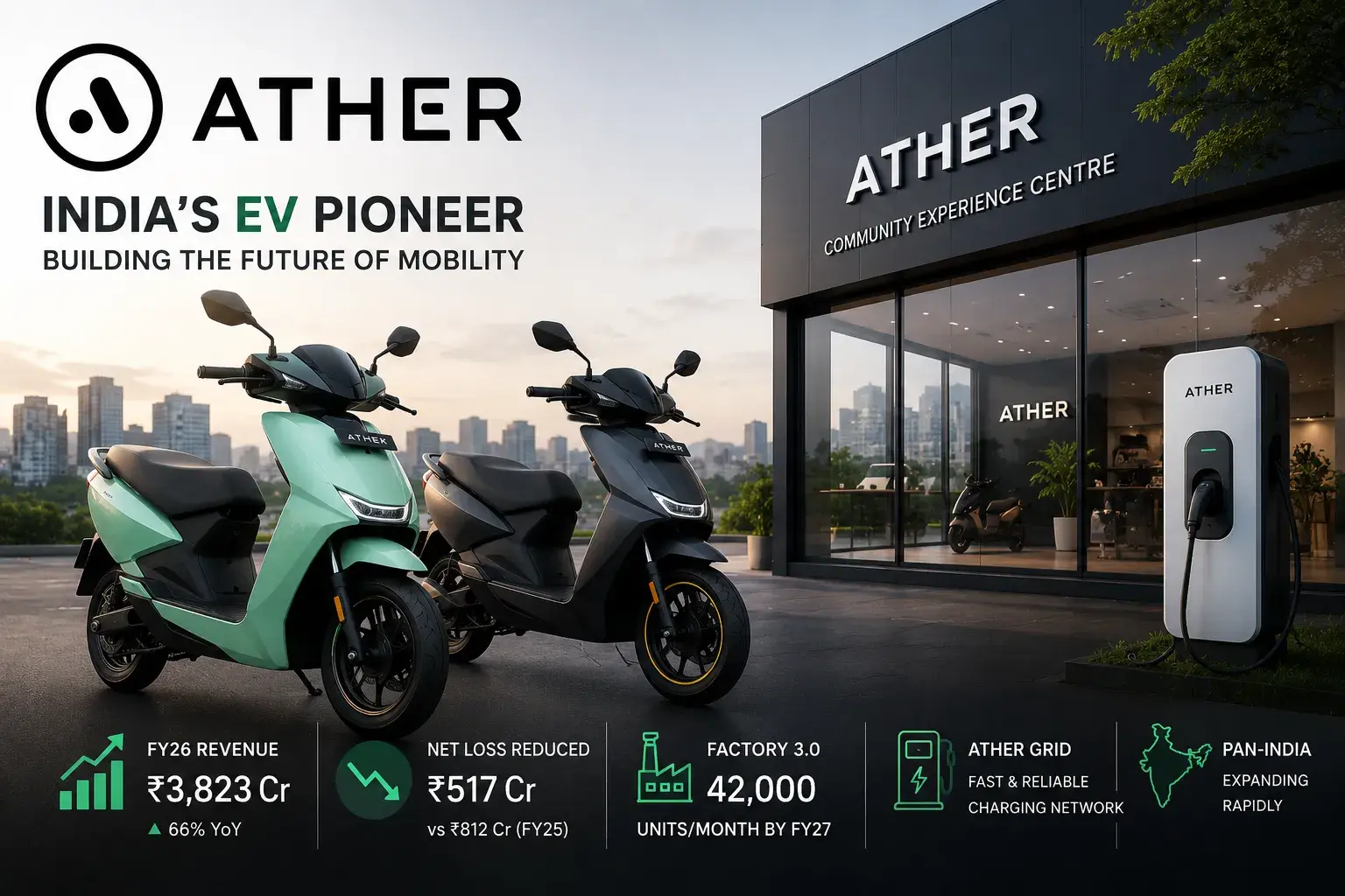 Ather Energy: India's EV Pioneer — Latest Updates, Business Model & Industry Standing (May 2026)